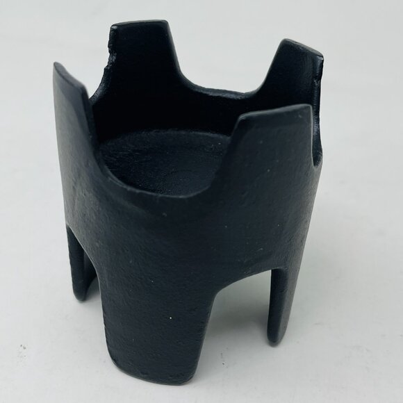 Vintage DANSK MATADOR Cast Iron Candle Holder MCM Jens Quistgaard Brutalist - Picture 4 of 5